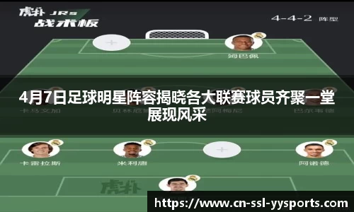 4月7日足球明星阵容揭晓各大联赛球员齐聚一堂展现风采